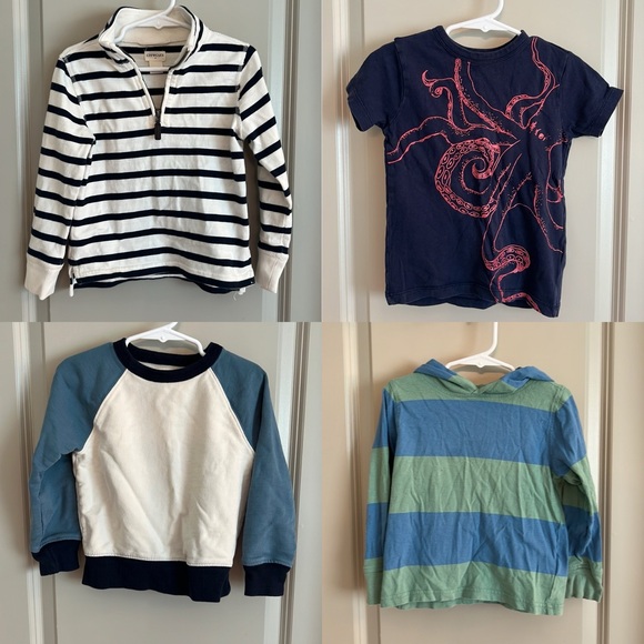 LOT! 4 Shirts from Crewcuts J. Crew size XXS (2-3). - Picture 1 of 14